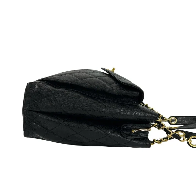 Chanel Matelasse Caviar 2way Shoulder Tote in Black Caviar leather from LuxUness, photo 6 of 10