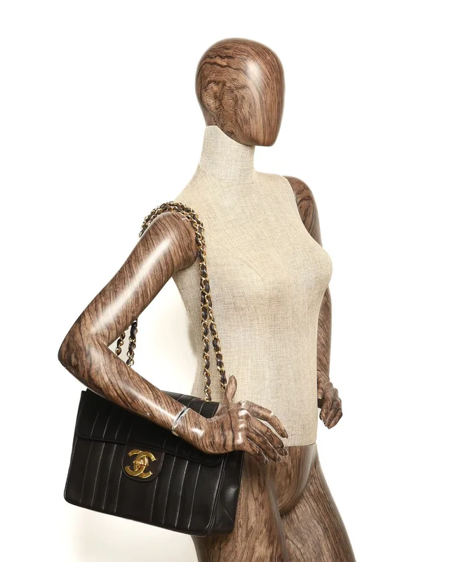 Chanel Jumbo Vertical Single Flap Bag in Lambskin from A Retro Tale, photo 8 of 8