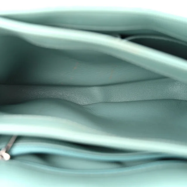 Chanel Quilted Small Trendy CC Flap Dual Handle Bag Light Blue in Blue Lambskin from FASHIONPHILE, photo 5 of 15