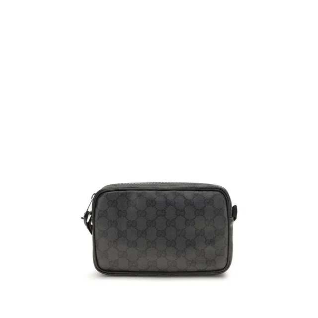 Gucci Black Fabric Shoulder Bag in Black Nylon from HEWI