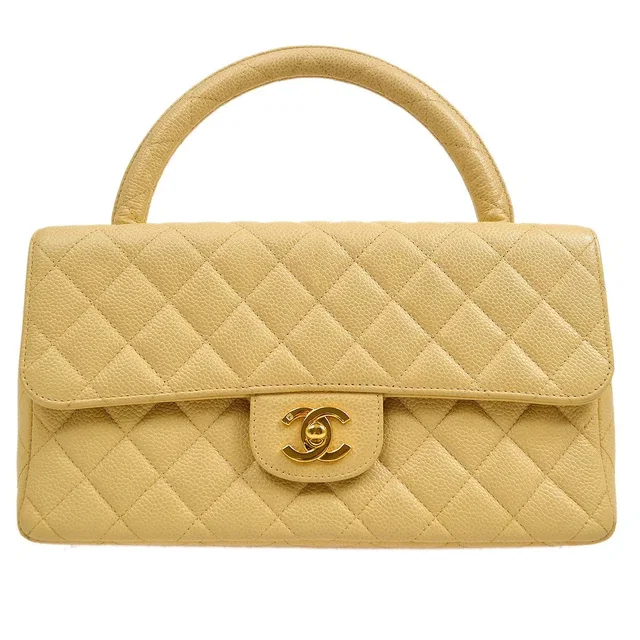 Chanel 1996-1997 Classic Flap Handbag in Caviar leather from AMORE Vintage Tokyo