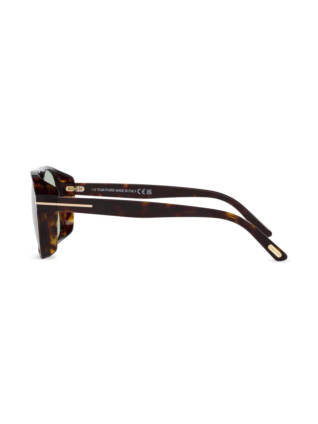 TOM FORD Eyewear Rosco sunglasses in Brown, photo 3 of 4 from FARFETCH