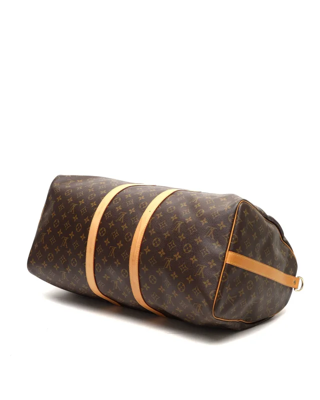 Louis Vuitton Monogram Keepall Bandoulière 55 Weekend Bag in Coated canvas from A Retro Tale, photo 5 of 11