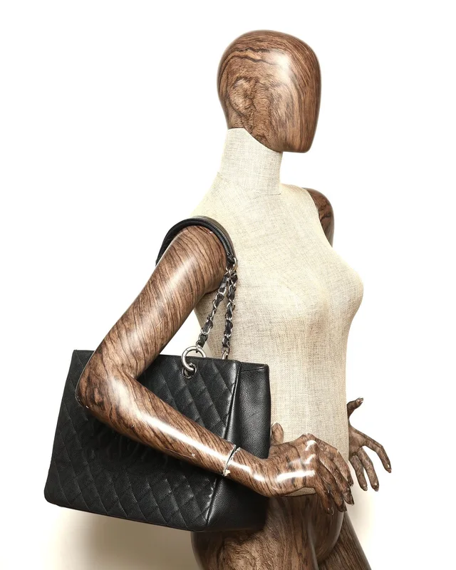 Chanel GST Grand Shopping Tote Bag in Caviar leather from A Retro Tale, photo 8 of 8