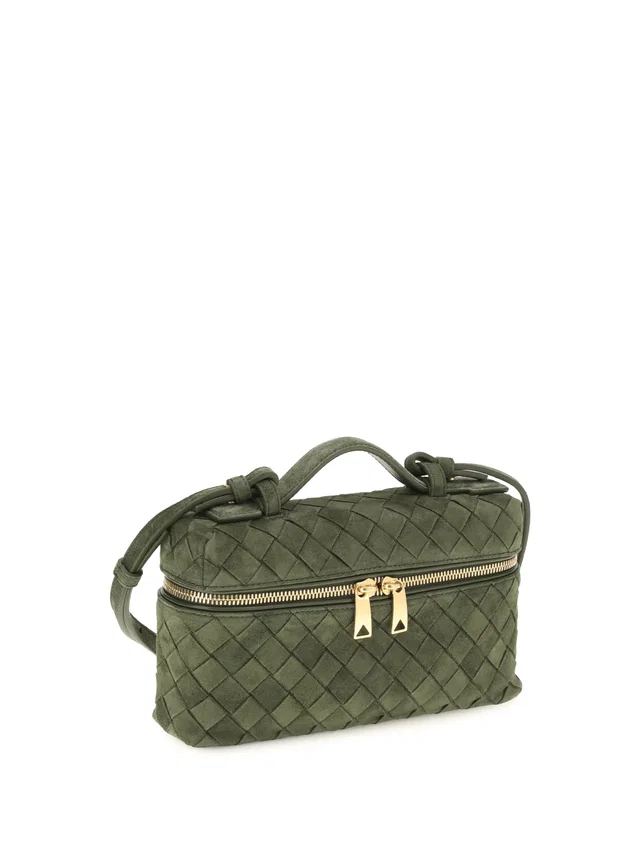 Bottega Veneta Shoulder Bag — Green Calf Leather in Green Calfskin from HEWI