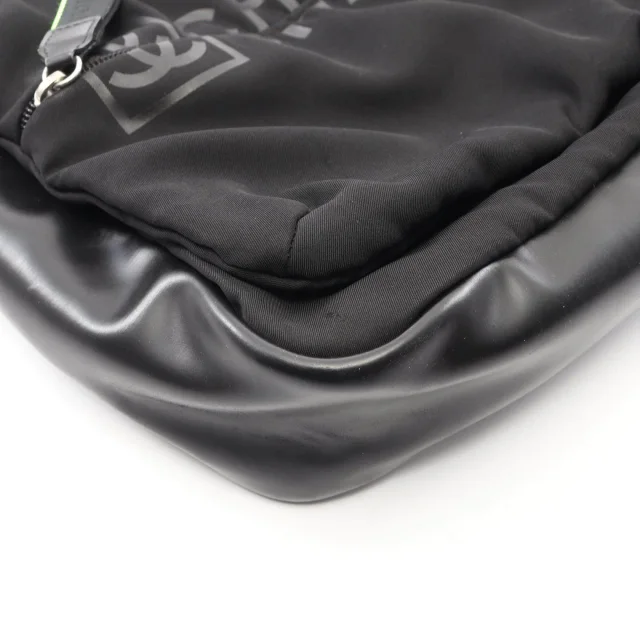Chanel Sports Line Nylon Rubber Shoulder Bag in Black Nylon from LuxUness, photo 7 of 10