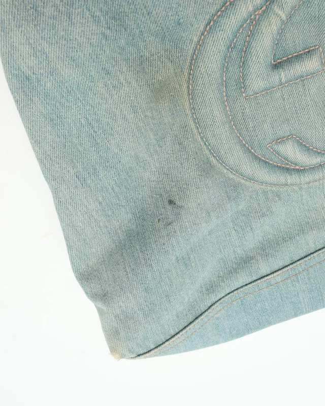 Gucci Soho Denim Chain Tote Bag in Denim from A Retro Tale, photo 5 of 8