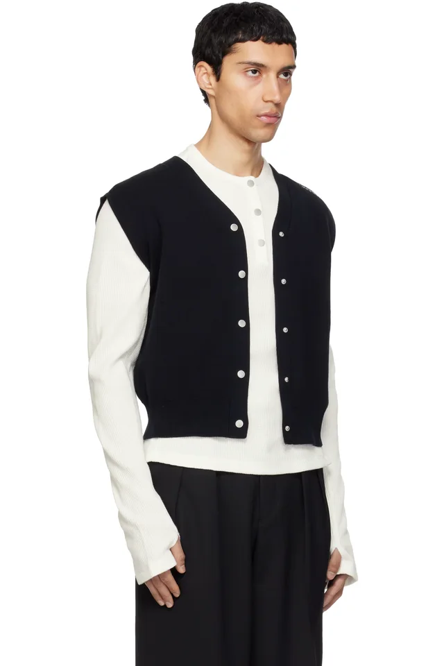 CARRER Black Cove Vest, photo 2 of 4 from SSENSE