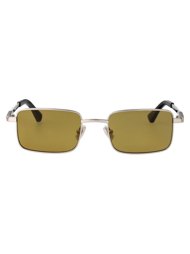 Bottega Veneta Bv1469s Sunglasses — Silver Metal in Silver from HEWI