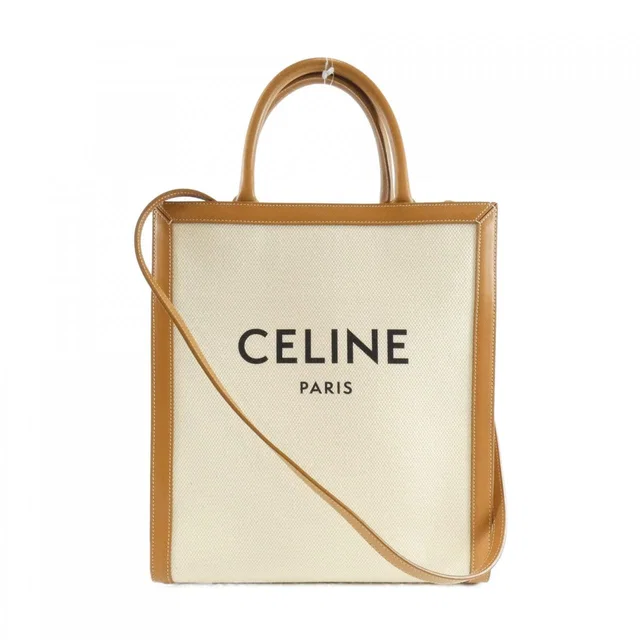 Celine Small Vertical Celine Cab 192082BNZ Bag in 02NT/NATURAL+TAN(ナチュラル＋タン) from KOMEHYO