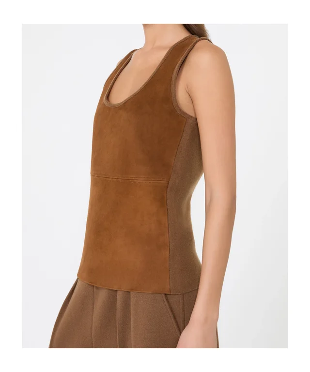Max Mara Wool and cashmere top - Camel, photo 5 of 5 from SENSER