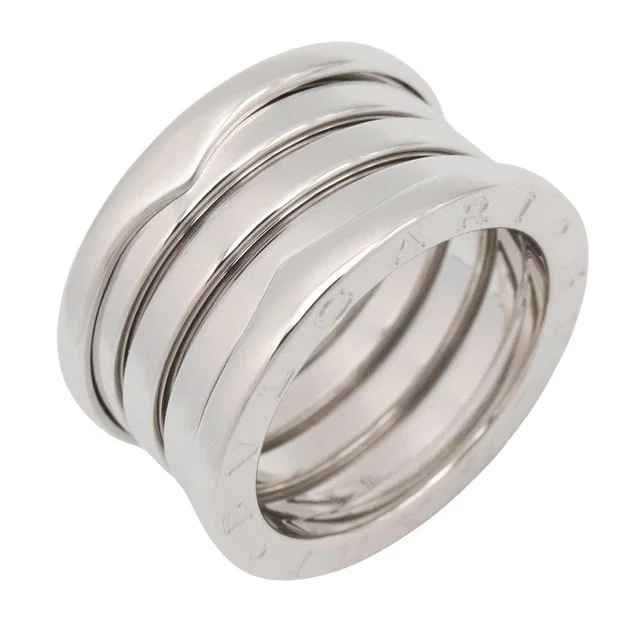 Bvlgari B-zero1 Au750 White Gold Ring Size 11.5 in White from LuxUness