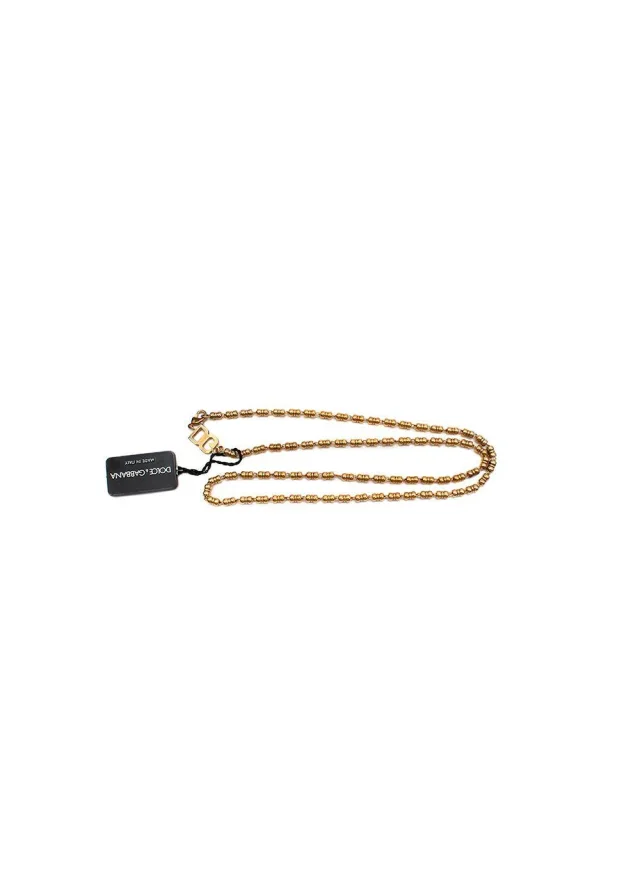 Dolce & Gabbana gold tone DG chain necklace in Gold from HEWI, photo 3 of 6