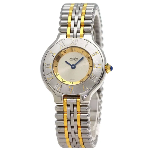 Cartier Must 21 SM Watch SS from The Reluxe