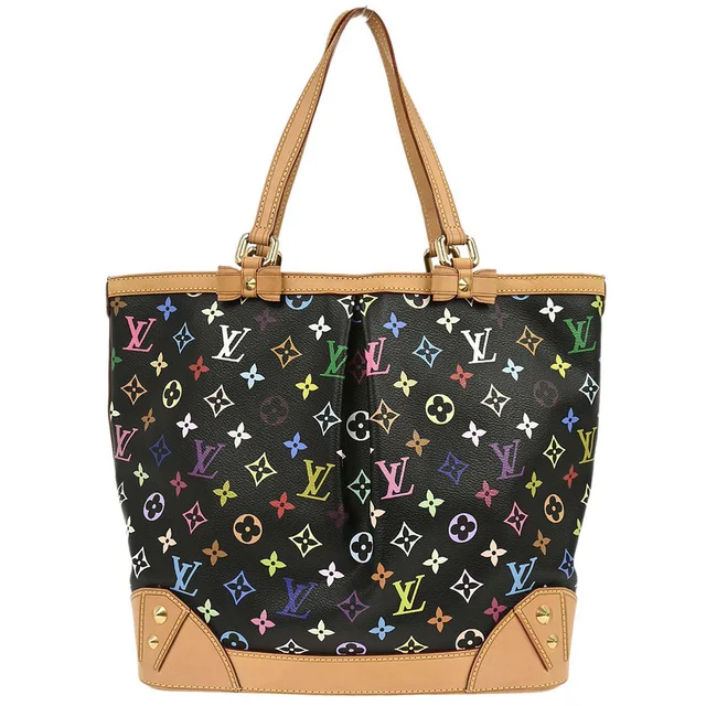 Louis Vuitton Black Monogram Multicolor Sharleen MM Handbag M93213 in Black Canvas from AMORE Vintage Tokyo