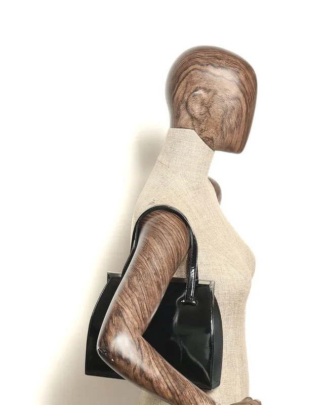 Patent YSL Clasp Top Handle Bag in Patent leather from A Retro Tale, photo 14 of 14