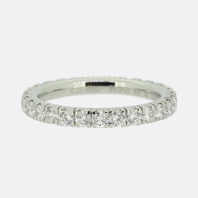 Étincelle De Cartier Diamond Eternity Ring Size I (48) from The Vintage Jeweller