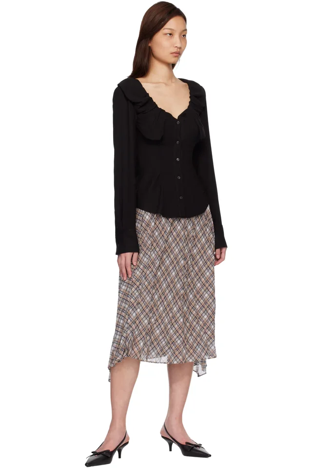 Vivienne Westwood Black Kendall Blouse, photo 4 of 4 from SSENSE