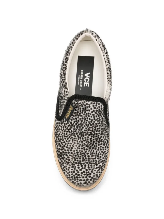 Golden Goose Deluxe Brand VCE animal-print slip-on sneakers, photo 4 of 4 from SENSER
