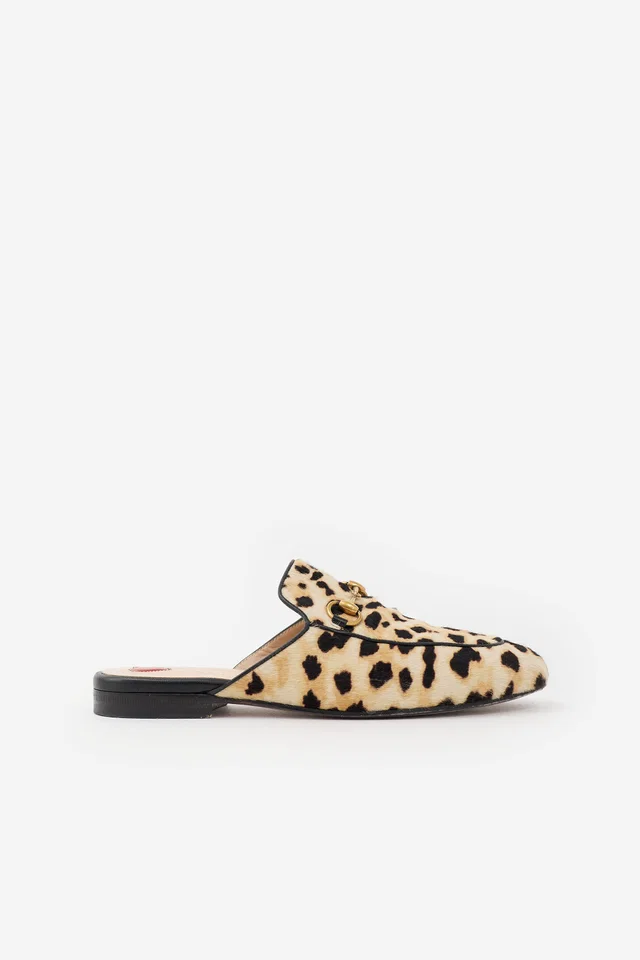 Gucci Hair Printed Princetown Mule in Multicolor Leather from VSP Consignment