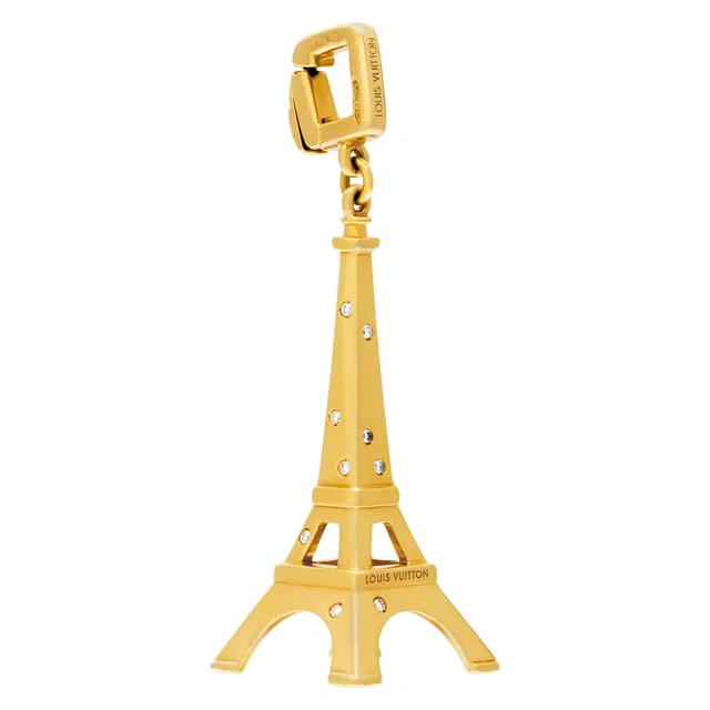 Louis Vuitton Tour Eiffel charm with diamonds in 18k in Yellow Gold from Gray And Sons