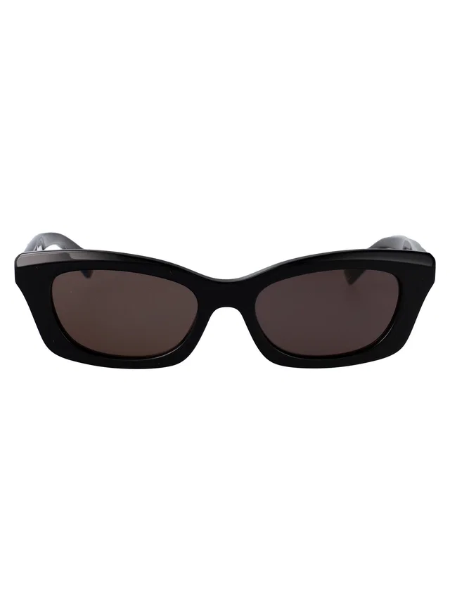 Alexander McQueen Am0474s Sunglasses — Black Injected in Black from HEWI