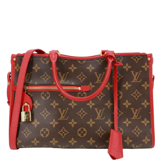 Louis Vuitton Popincourt Monogram Canvas Tote Bag Red in Red Coated canvas from Dallas Designer Handbags
