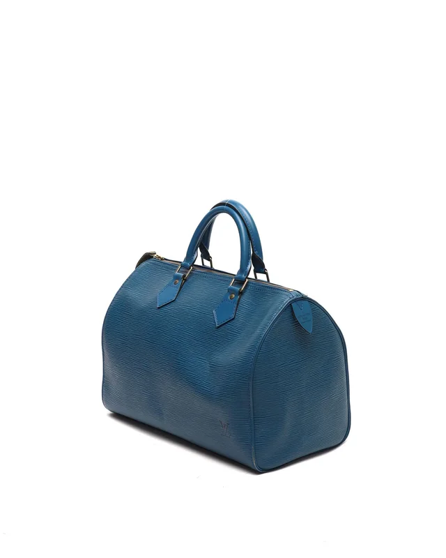 Louis Vuitton Epi Speedy 30 Bag in Suede from A Retro Tale, photo 3 of 9