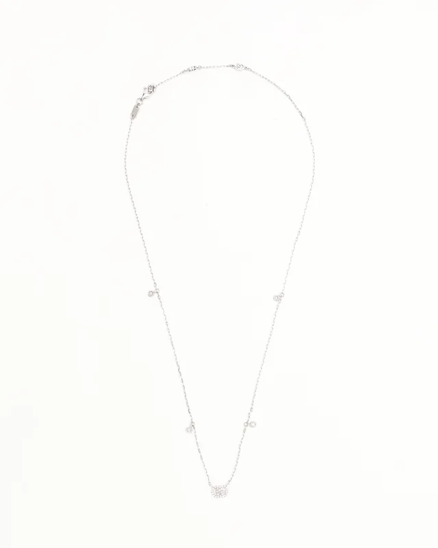 Gucci GG Running Diamond 18kt Necklace in Silk from A Retro Tale, photo 3 of 5