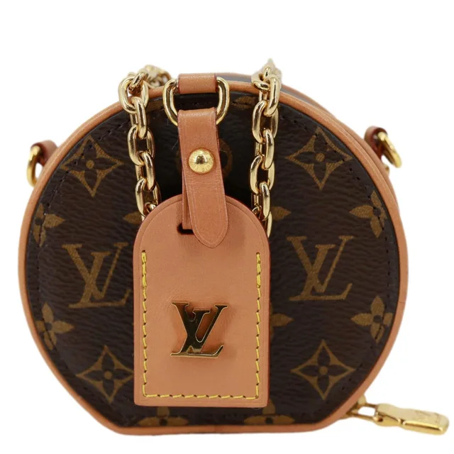 Louis Vuitton Boite Chapeau Mini Monogram Canvas Shoulder Bag Brown in Brown Coated canvas from Dallas Designer Handbags