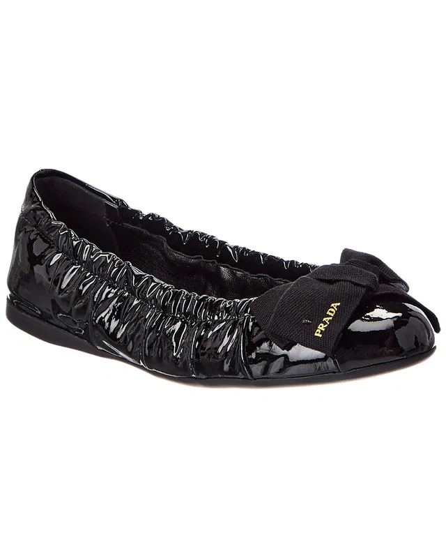 Prada Patent Ballerina Flat, image 1 of 1 from Gilt