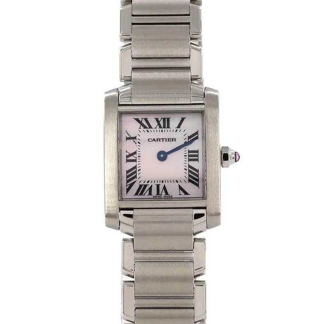 Cartier Tank Francaise SM SS Quartz Watch from The Reluxe