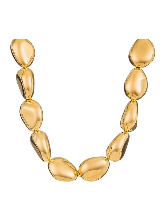 FEDERICA TOSI LACE STONE Necklace in Gold Metal with Natural Stones, photo 2 of 10 from Gaudenzi Boutique