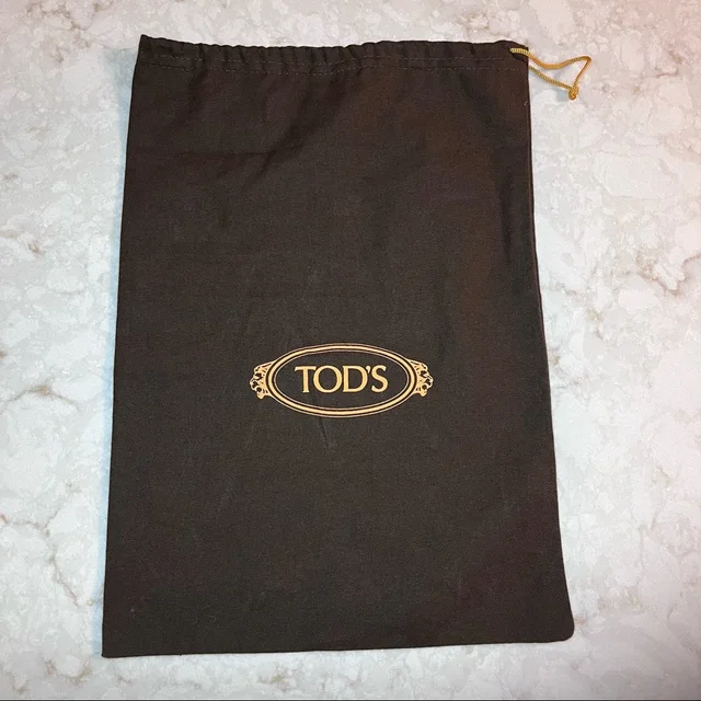 Tod's Brown Drawstring Dust Bag Designer Small 9.75” X 14” in brown|red from Poshmark