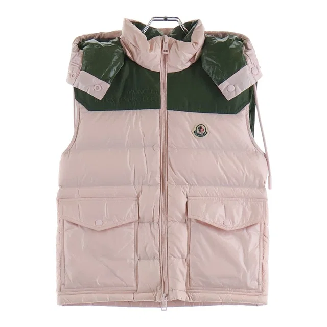 Moncler Ciboure Giubbotto Down Vest Pink in Pink from The Reluxe