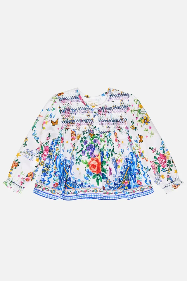 Camilla eBoutique BABIES GATHERED COLLARLESS JACKET W SHIRRING TILES DARLS from CAMILLA, photo 1 of 1