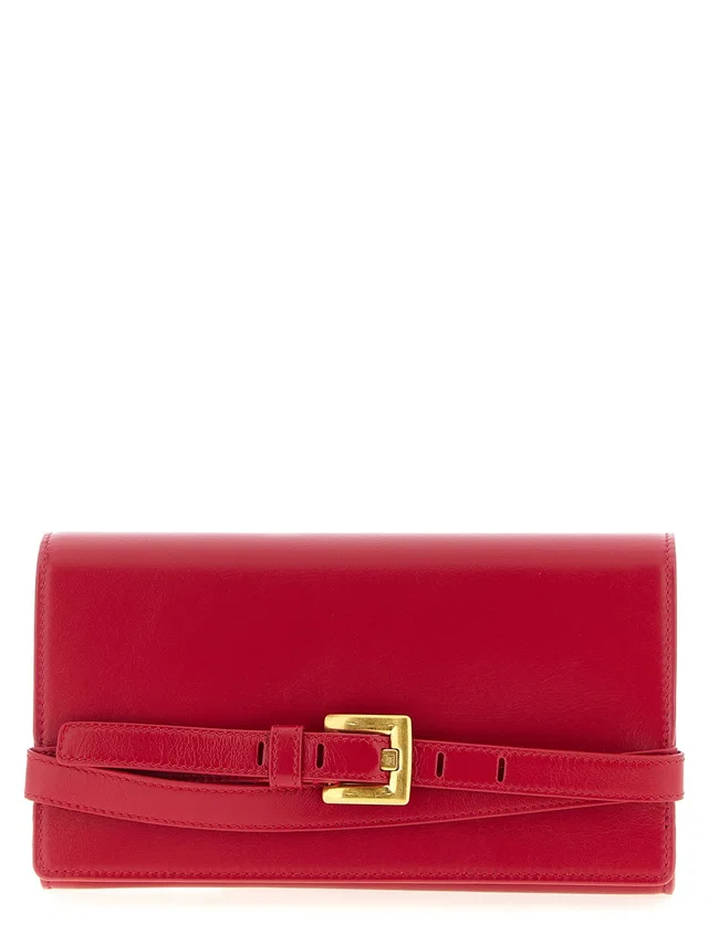 Balmain Shuffle Wallet — Red in Red Leather from HEWI