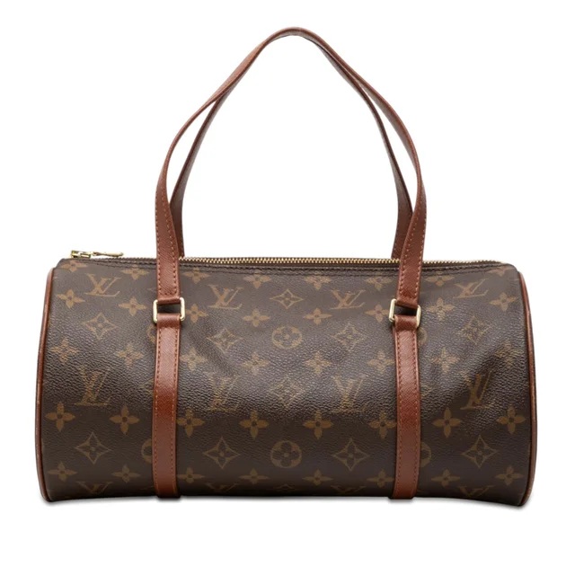Brown Louis Vuitton Monogram Papillon 30 Handbag in Brown Coated canvas from Designer Revival