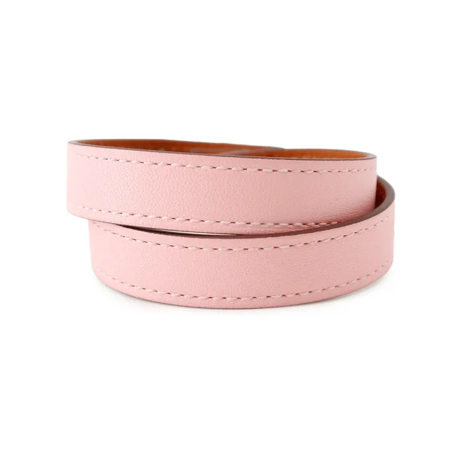 Hermès Kelly Double Tour Bracelet Size T2 Rose Sakura Swift Leather in Pink Swift leather from GALLERY RARE, photo 3 of 14