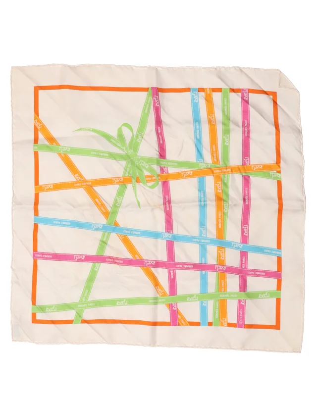 Hermès 42 Bolduc Ribbon Silk Scarf in Silk from A Retro Tale, photo 2 of 2