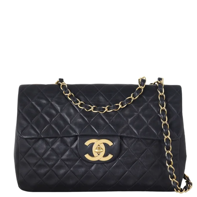 Chanel Maxi Jumbo XL Single Flap in Leather from Luxe.It.Fwd