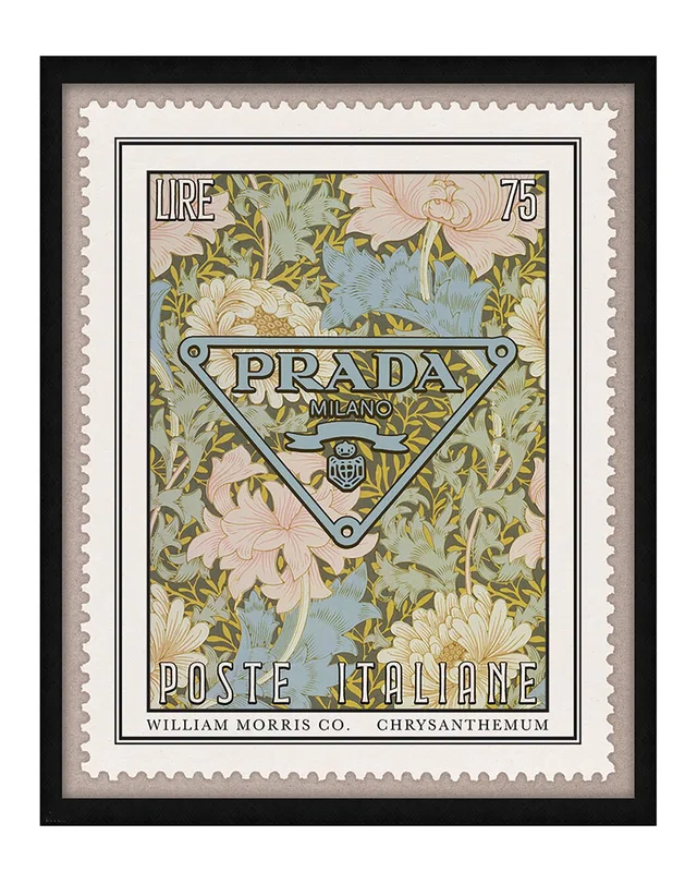 Fairchild Paris Prada Celebrates William Morris-Stamp Collection Wall Art, image 1 of 1 from Rue La La