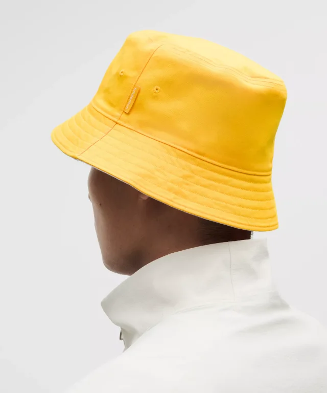 lululemon Reversible Cotton Bucket Hat in Buttercup/Light Ivory, photo 3 of 4 from lululemon