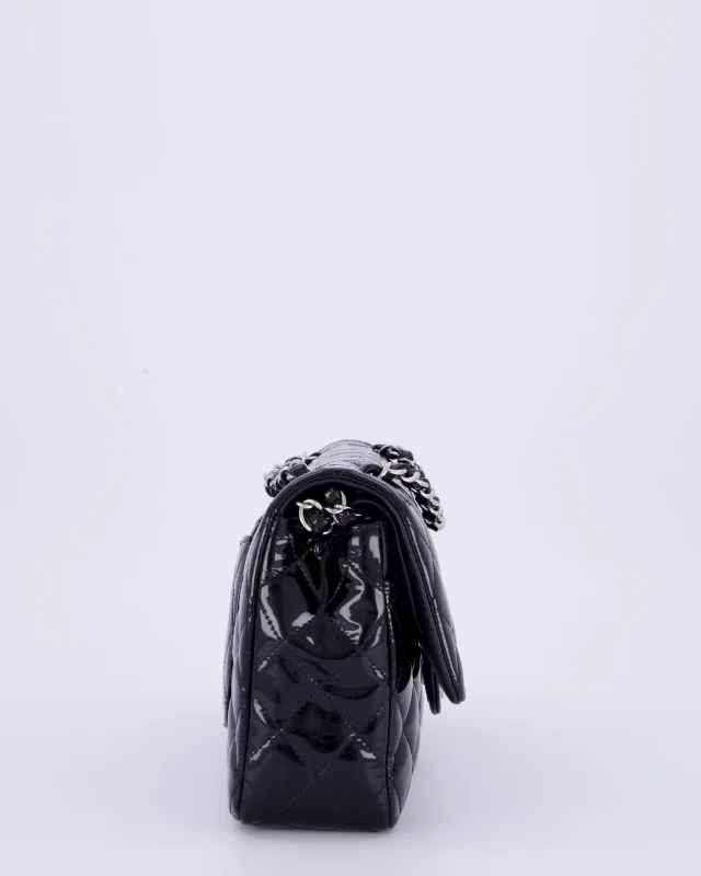 Chanel Medium Double Flap Bag in Black Patent leather from Sellier, photo 4 of 18