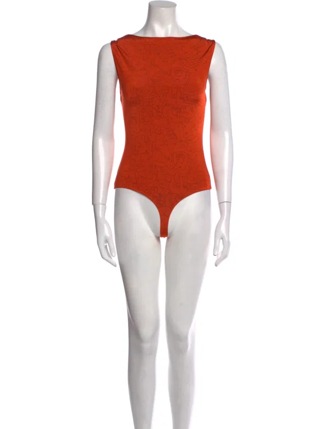 Vivienne Westwood Vintage 2004 Bodysuit in orange from The RealReal