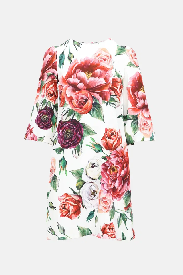 Dolce & Gabbana Floral Half Sleeve Dress from VSP Consignment