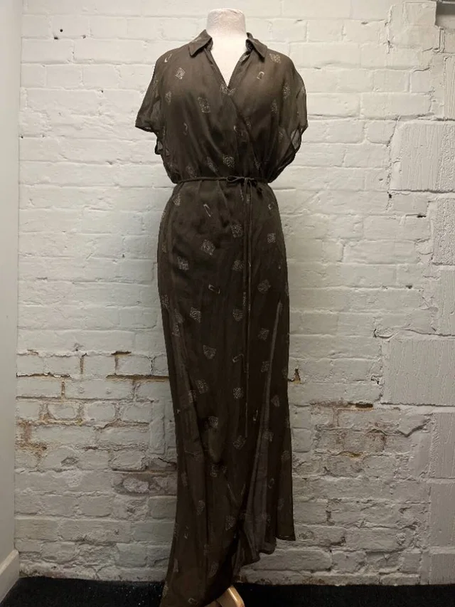 Jil Sander dress green Size: 34 in Green from Oxfam Online Shop