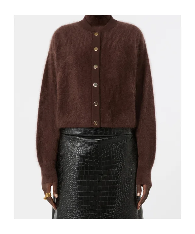 Sportmax Pure cashmere bomber jacket - Chocolate, photo 2 of 6 from SENSER