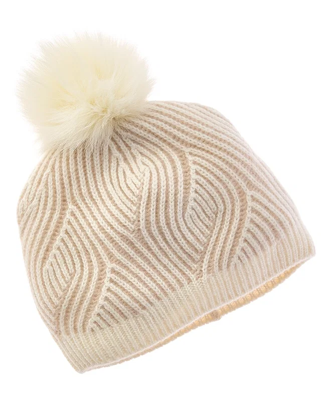 Sofia Cashmere sofiacashmere Traveling Rib Cashmere Hat, image 1 of 1 from Rue La La