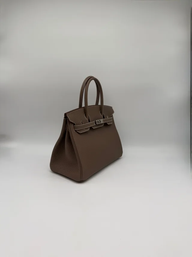 Hermès Birkin 30 Etoupe Togo Palladium Hardware in Taupe Togo leather from Luxury Promise, photo 4 of 11